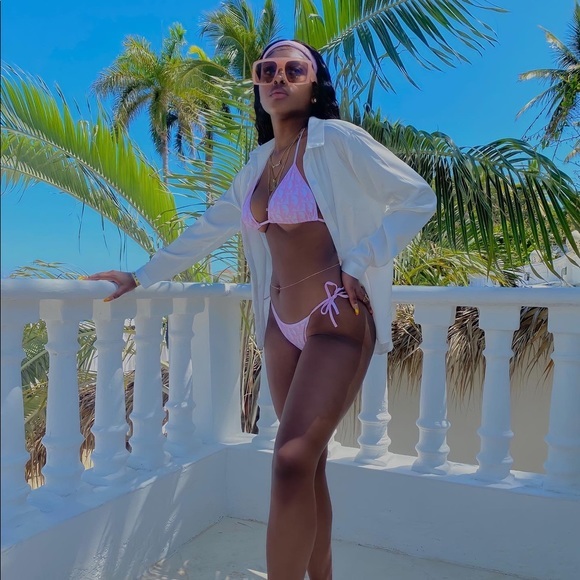 Designer Logo Print Bikinis